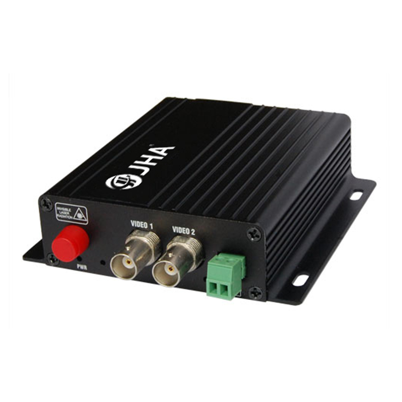 2ch video Tx + 1ch RS 485 data Rx Optical Video Transmitter and Receiver  JHA-D2TV1RB-20 Featured Image