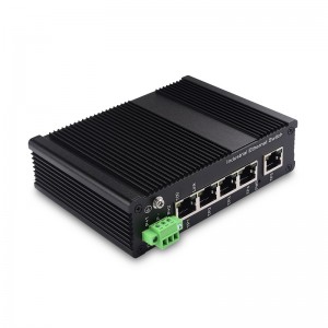5 10/100TX PoE/PoE+ | Unmanaged Industrial PoE Switch JHA-IF05HP