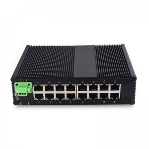 16 10/100/1000TX | Unmanaged Industrial Ethernet Switch JHA-IG016H