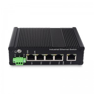 5 10/100/1000TX PoE/PoE+ | Unmanaged Industrial PoE Switch JHA-IG05HP
